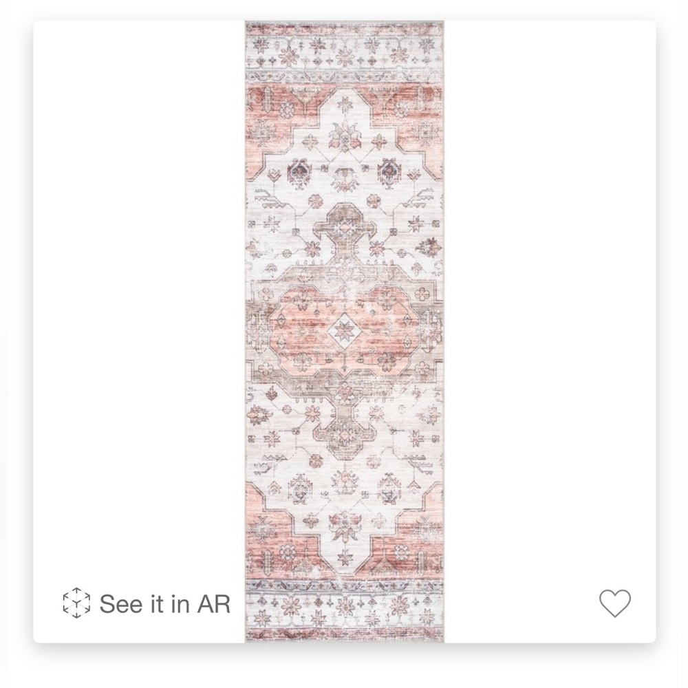 30” by 96” (2’6” by 8’) NuLoom Washable Rug Runner in Beige